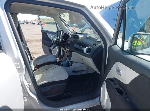 ZACNJDBB6MPM67526 2021 JEEP RENEGADE Silver წინა სალონის ხედი