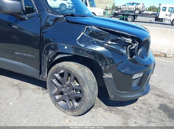 ZACNJDBB7MPM77725 2021 JEEP RENEGADE Black წინა ხედი