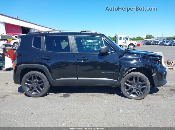 ZACNJDBB7MPM77725 2021 JEEP RENEGADE Black უკანა სალონის ხედი