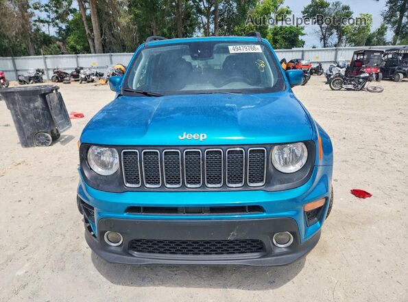 ZACNJDBB7MPN26633 2021 JEEP RENEGADE Бирюзовый Вид спереди
