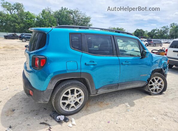 ZACNJDBB7MPN26633 2021 JEEP RENEGADE Бирюзовый Задняя правая четверть