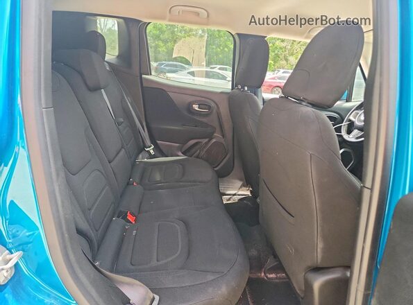 ZACNJDBB7MPN26633 2021 JEEP RENEGADE Бирюзовый Вид задней части салона