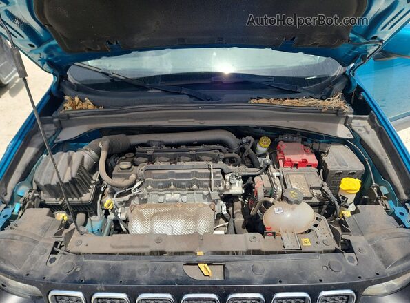 ZACNJDBB7MPN26633 2021 JEEP RENEGADE Бирюзовый Вид подкапотного пространства