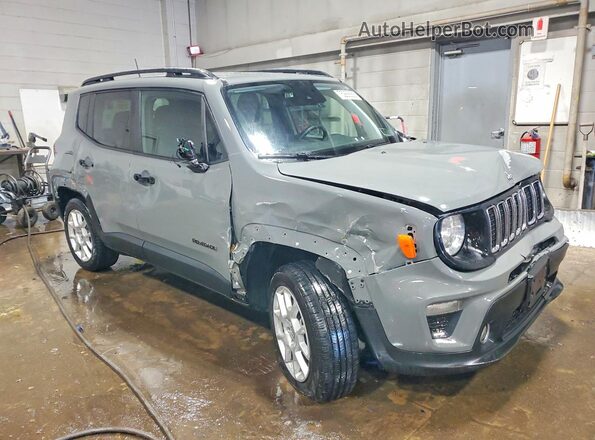 ZACNJDBB8MPN21831 2021 JEEP RENEGADE Gray Front right
