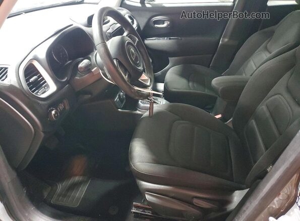 ZACNJDBB8MPN21831 2021 JEEP RENEGADE Gray Front interior view