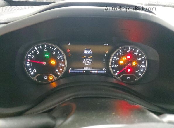 ZACNJDBB8MPN21831 2021 JEEP RENEGADE Gray Instrument cluster view