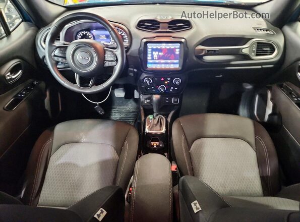 ZACNJDBB9MPM47920 2021 JEEP RENEGADE Turquoise Vista del salpicadero
