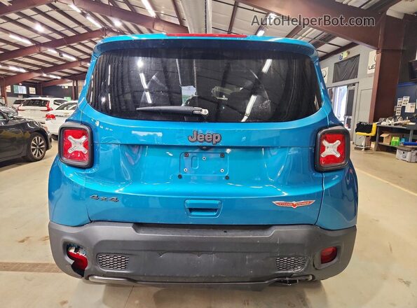 ZACNJDBB9MPM47920 2021 JEEP RENEGADE Turquoise Vista trasera