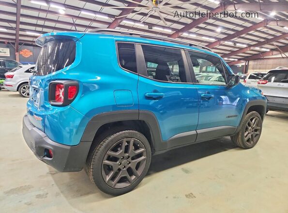 ZACNJDBB9MPM47920 2021 JEEP RENEGADE Turquoise Trasero derecho