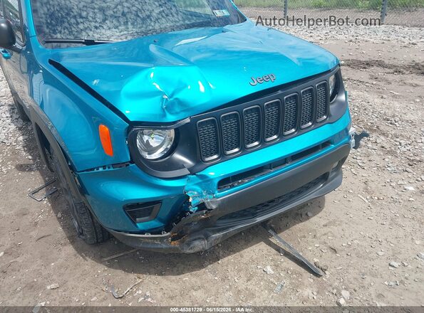 ZACNJDBB9MPN34541 2021 JEEP RENEGADE Turquoise Widok z przodu