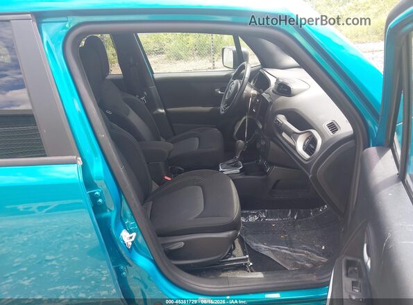 ZACNJDBB9MPN34541 2021 JEEP RENEGADE Turquoise Widok wnętrza z przodu