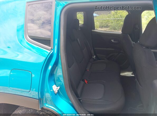 ZACNJDBB9MPN34541 2021 JEEP RENEGADE Turquoise Widok naklejki z numerem VIN