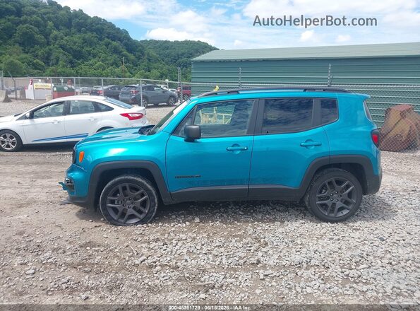ZACNJDBB9MPN34541 2021 JEEP RENEGADE Turquoise Widok wnętrza 360 stopni