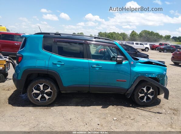 ZACNJDC11MPM38375 2021 JEEP RENEGADE Blue უკანა სალონის ხედი