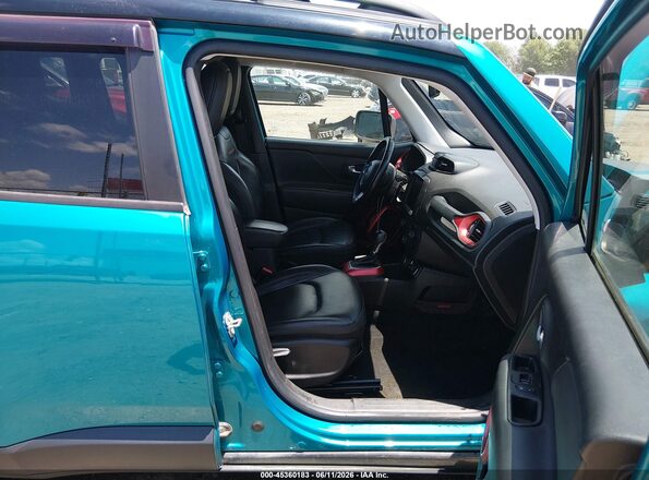 ZACNJDC11MPM38375 2021 JEEP RENEGADE Blue წინა სალონის ხედი