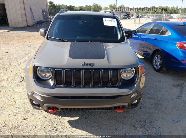 ZACNJDC11MPM41907 2021 JEEP RENEGADE Gray Սարքավորումների վահանակի տեսք