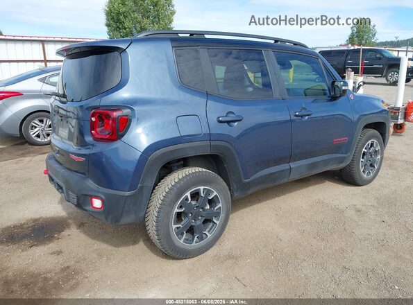 ZACNJDC11PPP58493 2023 JEEP RENEGADE Blue Trasero derecho