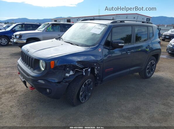 ZACNJDC11PPP58493 2023 JEEP RENEGADE Blue Vista tres cuartos delantera izquierda