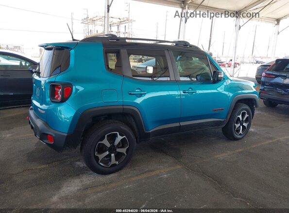 ZACNJDC13MPM29080 2021 JEEP RENEGADE Blue უკანა სალონის ხედი