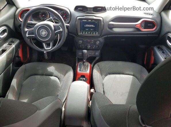 ZACNJDC13MPN34797 2021 JEEP RENEGADE Gray Widok deski rozdzielczej