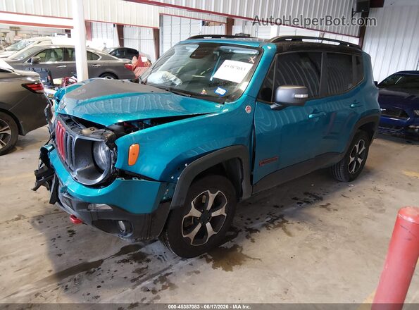 ZACNJDC14MPM35714 2021 JEEP RENEGADE Teal Przód lewy