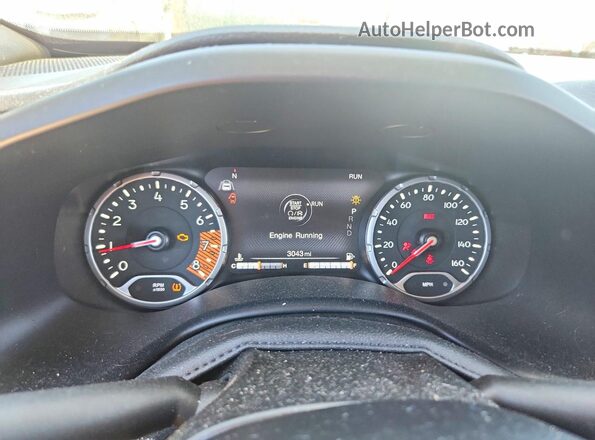 ZACNJDC15PPP62109 2023 JEEP RENEGADE Black Widok zestawu wskaźników