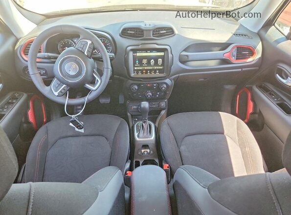 ZACNJDC15PPP62109 2023 JEEP RENEGADE Black Widok deski rozdzielczej