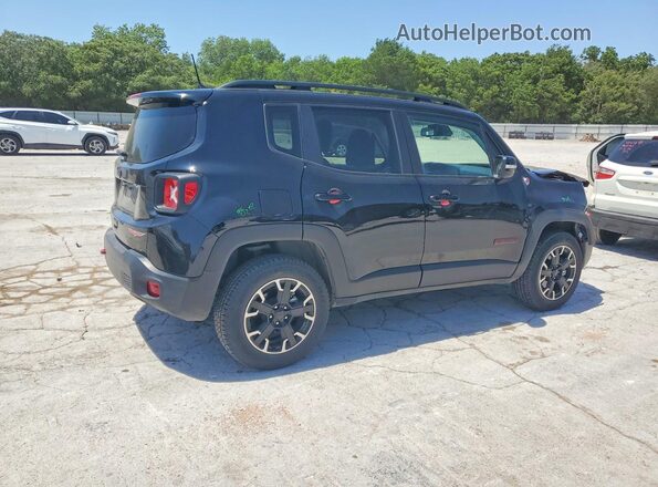 ZACNJDC16PPP73510 2023 JEEP RENEGADE Black უკანა მარჯვენა