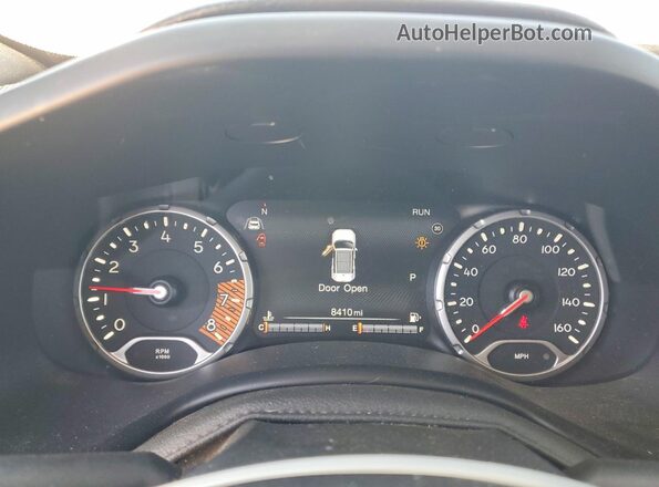 ZACNJDC16PPP73510 2023 JEEP RENEGADE Black ხელსაწყოთა პანელის ხედი