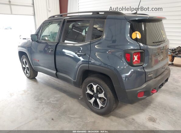 ZACNJDC19MPN35422 2021 JEEP RENEGADE Blue Rear left
