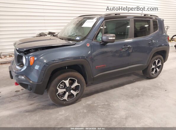 ZACNJDC19MPN35422 2021 JEEP RENEGADE Blue Front left
