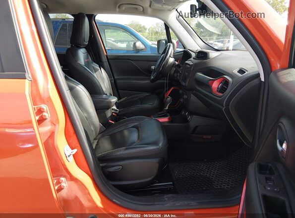 ZACNJDC1XMPM22031 2021 JEEP RENEGADE Orange წინა სალონის ხედი