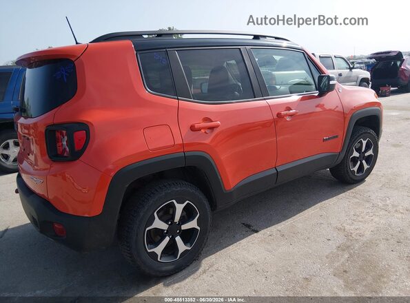 ZACNJDC1XMPM22031 2021 JEEP RENEGADE Orange უკანა მარჯვენა