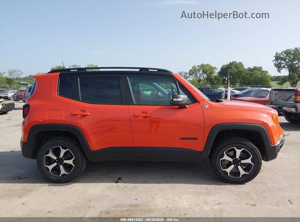 ZACNJDC1XMPM22031 2021 JEEP RENEGADE Orange უკანა სალონის ხედი