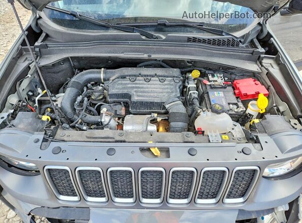 ZACNJDD10NPN62752 2022 JEEP RENEGADE Gray ძრავის განყოფილების ხედი