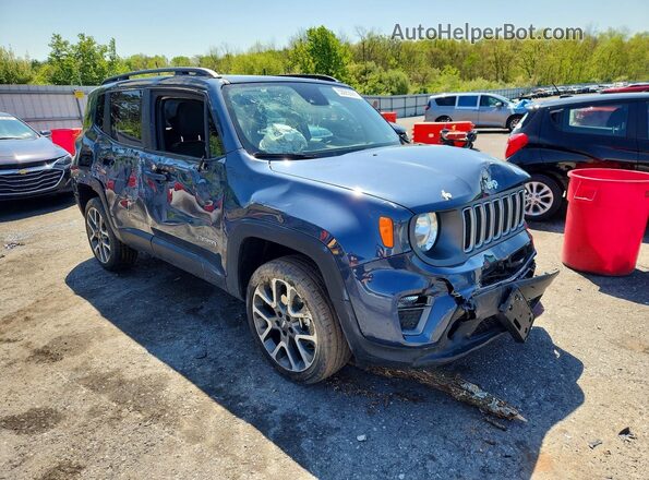 ZACNJDD11NPN67720 2022 JEEP RENEGADE Blue Przód prawy