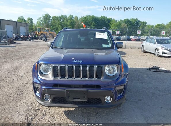 ZACNJDD12MPM42367 2021 JEEP RENEGADE Purple Widok wnętrza z tyłu