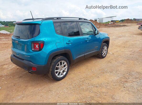 ZACNJDD13MPM95076 2021 JEEP RENEGADE Turquoise Rear right