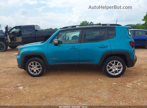 ZACNJDD13MPM95076 2021 JEEP RENEGADE Turquoise 360 interior view