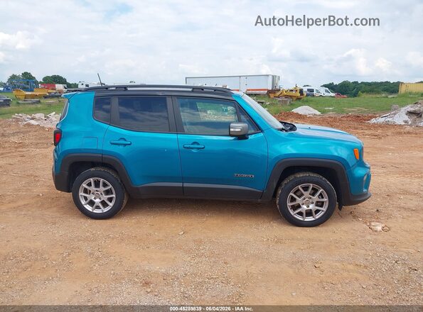 ZACNJDD13MPM95076 2021 JEEP RENEGADE Turquoise Rear interior view