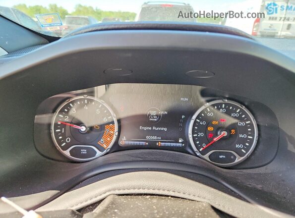 ZACNJDD13MPN32627 2021 JEEP RENEGADE White ხელსაწყოთა პანელის ხედი
