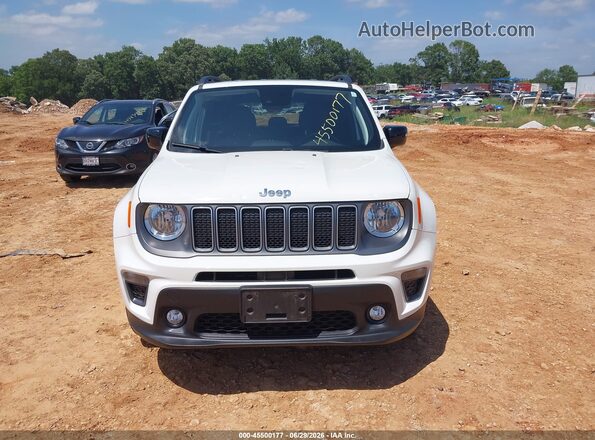 ZACNJDD15NPN69390 2022 JEEP RENEGADE White Vista del cuadro de instrumentos