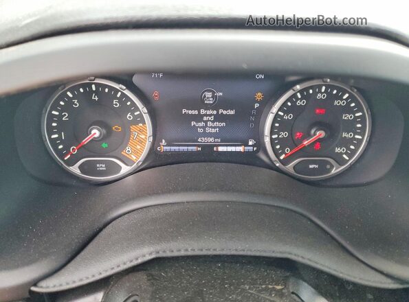 ZACNJDD17MPM34023 2021 JEEP RENEGADE Синий 