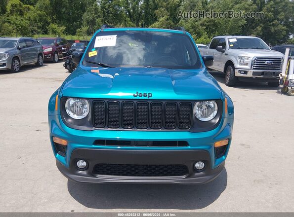 ZACNJDE11NPP00541 2022 JEEP RENEGADE Teal Widok zestawu wskaźników