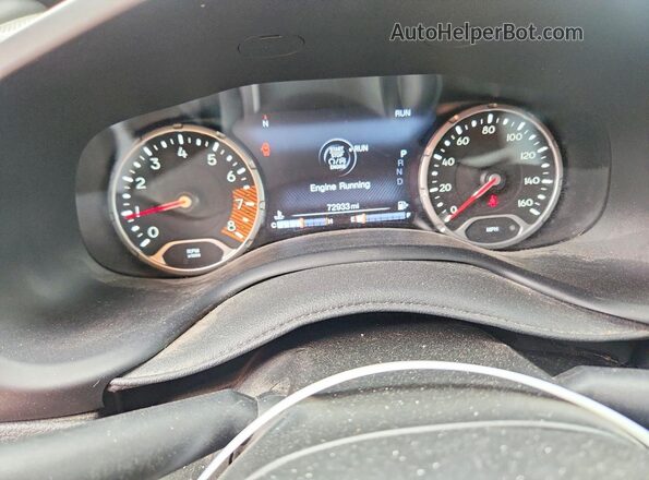 ZACNJDE19NPP01128 2022 JEEP RENEGADE White Widok zestawu wskaźników