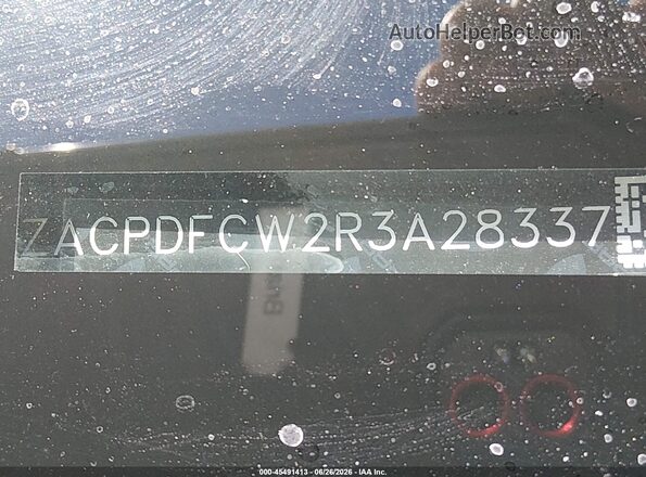 ZACPDFCW2R3A28337 2024 DODGE OTHER White Vista del compartimento del motor