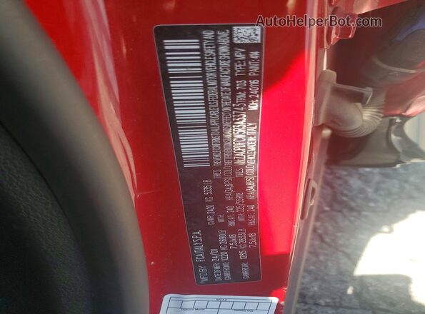 ZACPDFCW5R3A33743 2024 DODGE OTHER Red VIN կոդի պիտակի տեսք