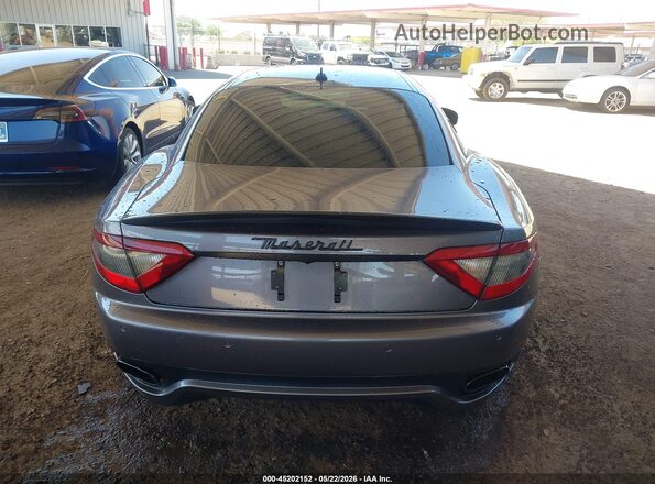 ZAM45VLA2G0175134 2016 MASERATI GRANTURISM Gray 