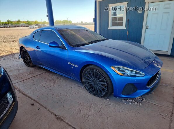 ZAM45VLA3J0254013 2018 MASERATI GRANTURISM Blue წინა მარჯვენა