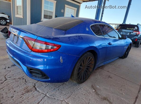 ZAM45VLA3J0254013 2018 MASERATI GRANTURISM Blue უკანა მარჯვენა
